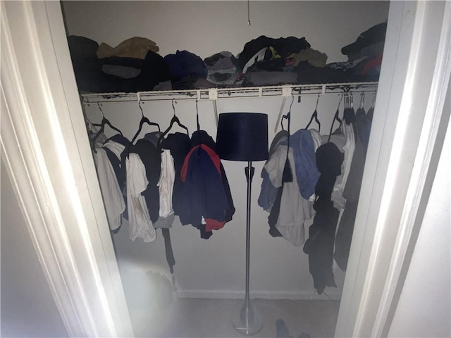 view of closet