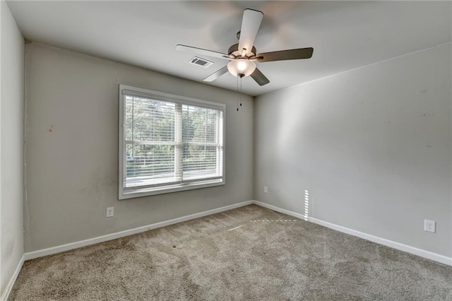 4421 Fulson Dr, Lilburn, GA 30047 - carpeted empty room featuring a ceiling fan and baseboards
