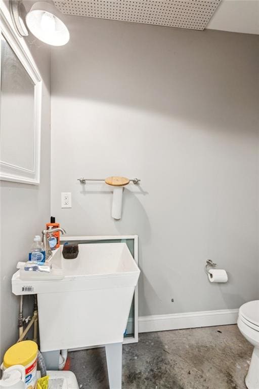 1832 Monument Rd, Jasper, GA 30143 - bathroom featuring unfinished concrete floors and a shower