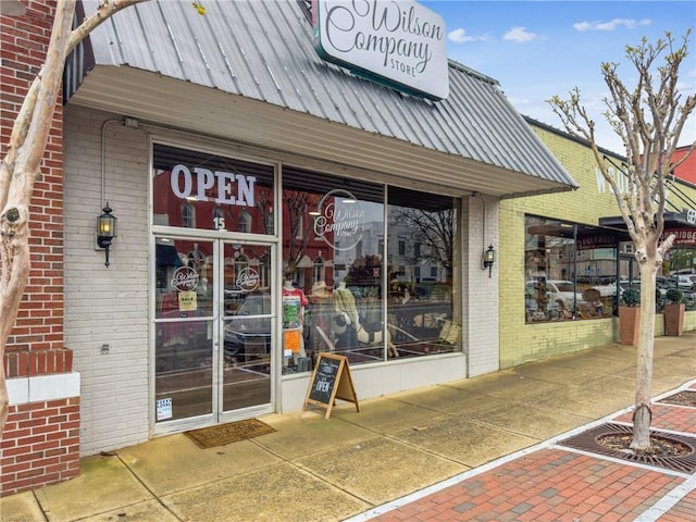 1832 Monument Rd, Jasper, GA 30143 - entrance to property with brick siding and a metal roof