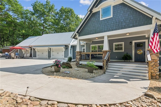 1832 Monument Rd, Jasper, GA 30143 - craftsman-style home with concrete driveway and a porch