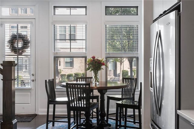 dining room with a healthy amount of sunlight