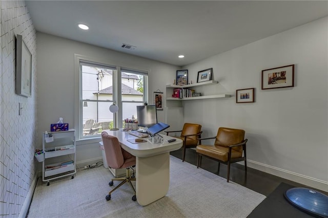 1892 Raven Hill Dr NE, Atlanta, GA 30319 - home office featuring baseboards and recessed lighting