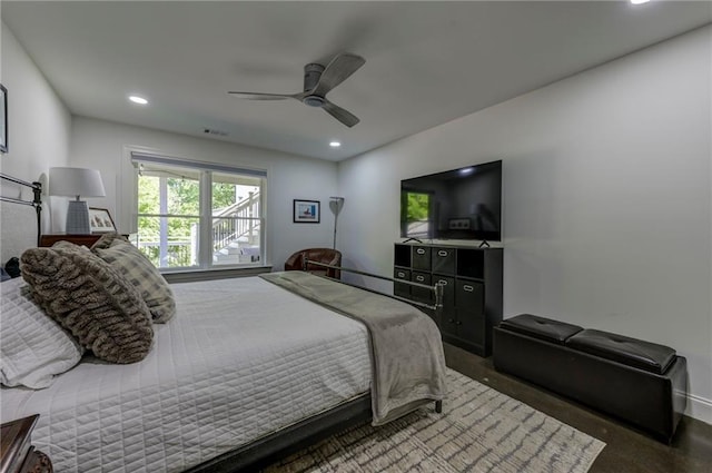1892 Raven Hill Dr NE, Atlanta, GA 30319 - bedroom with recessed lighting, ceiling fan, and baseboards