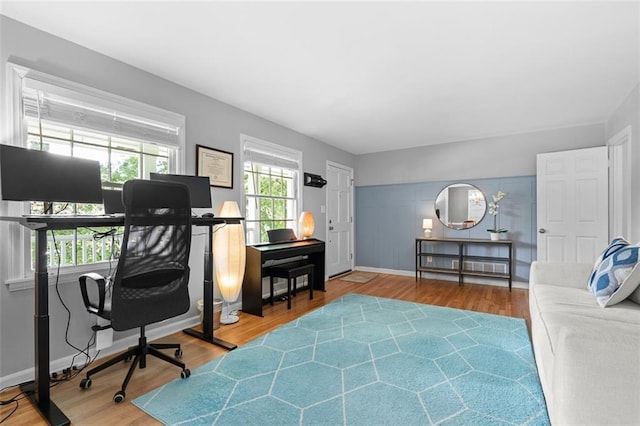 1959 Audubon Dr NE, Atlanta, GA 30329 - home office with wood finished floors and baseboards