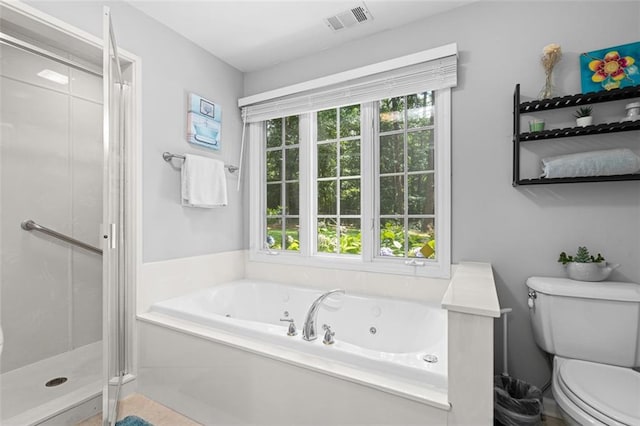 1959 Audubon Dr NE, Atlanta, GA 30329 - bathroom with a jetted tub and a shower stall