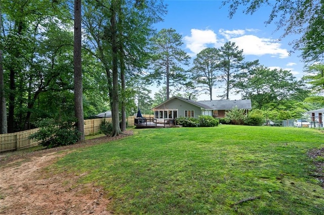 1959 Audubon Dr NE, Atlanta, GA 30329 - fenced backyard with a deck