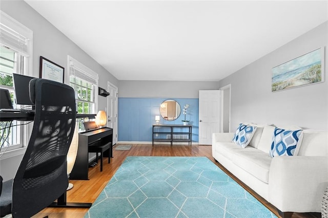 1959 Audubon Dr NE, Atlanta, GA 30329 - office area featuring wood finished floors