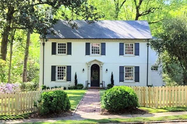 view of colonial-style house