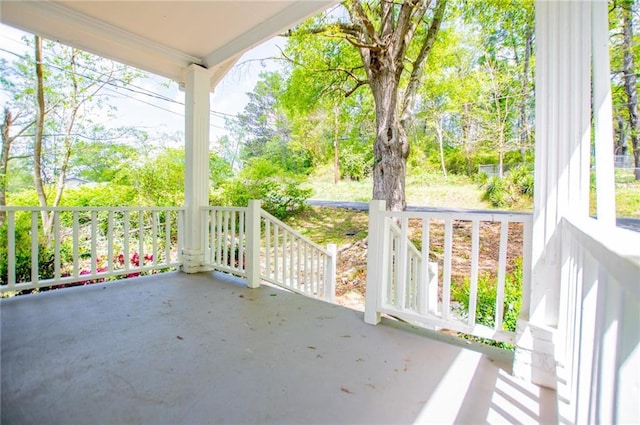 8211 Thompson St, Douglasville, GA 30134 - view of patio featuring a porch