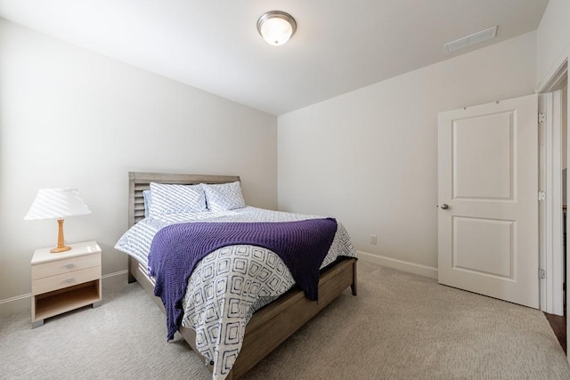 bedroom featuring carpet flooring