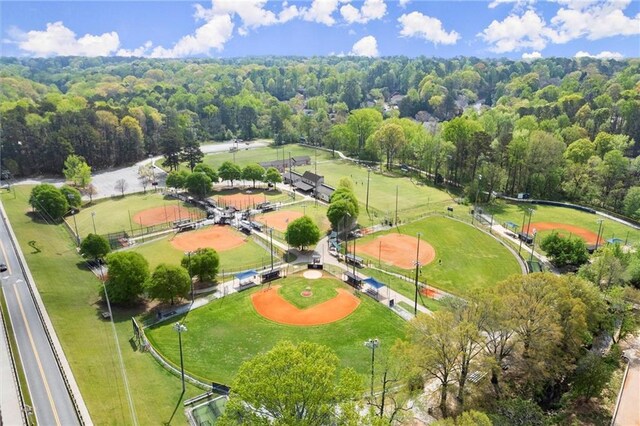 1430 Oconee Pass NE, Brookhaven, GA 30319 - drone / aerial view featuring a view of trees