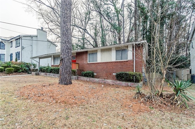 view of front of property