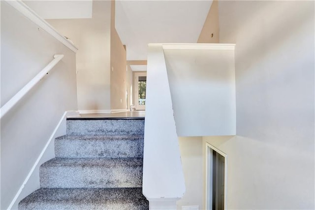 view of staircase