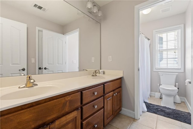 1360 Mount Mickinley Dr, Grayson, GA 30017 - bathroom featuring double vanity and tile patterned flooring