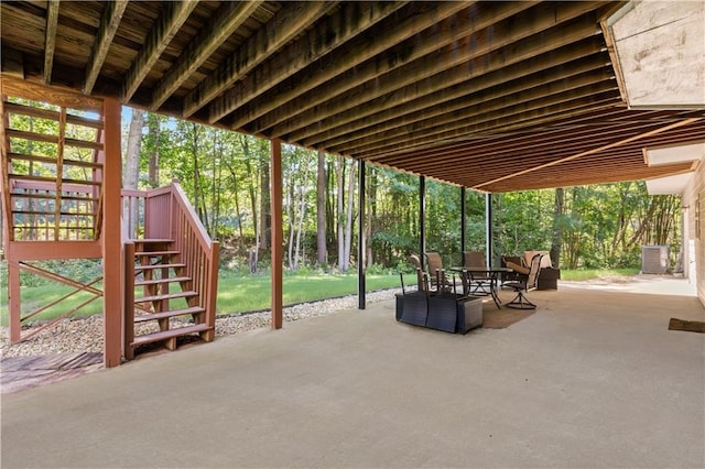 1360 Mount Mickinley Dr, Grayson, GA 30017 - view of patio featuring stairway