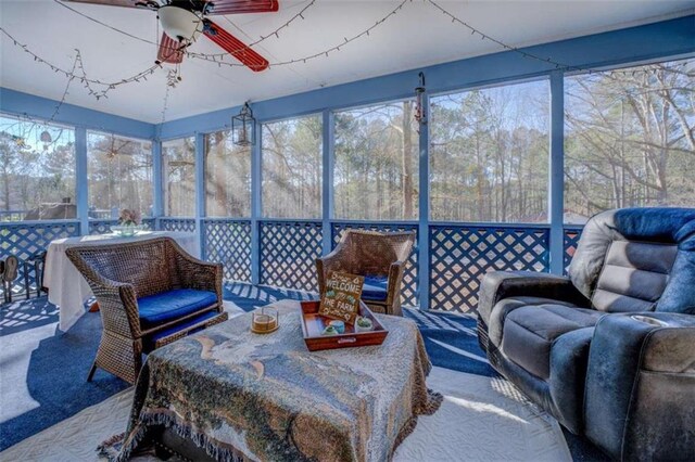 view of home's exterior featuring a sunroom