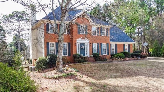 view of colonial home