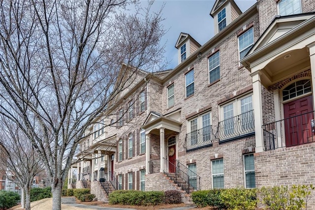 exterior space with a residential view