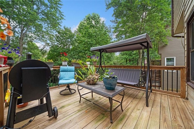 404 Pine Grove Way, Woodstock, GA 30189 - view of deck