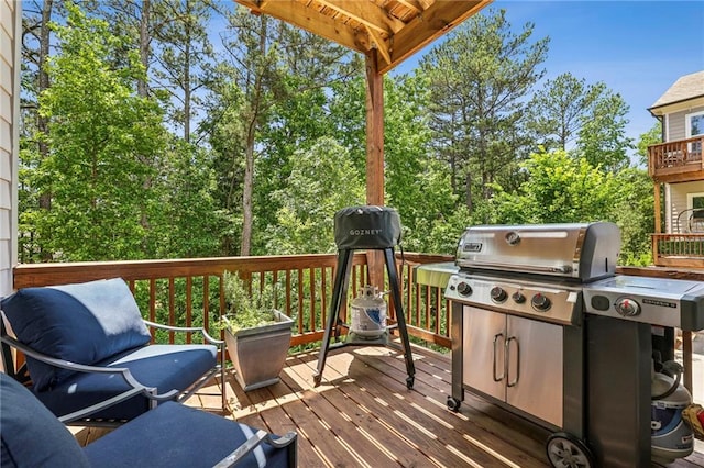 408 Townly Ct, Alpharetta, GA 30009 - view of wooden terrace