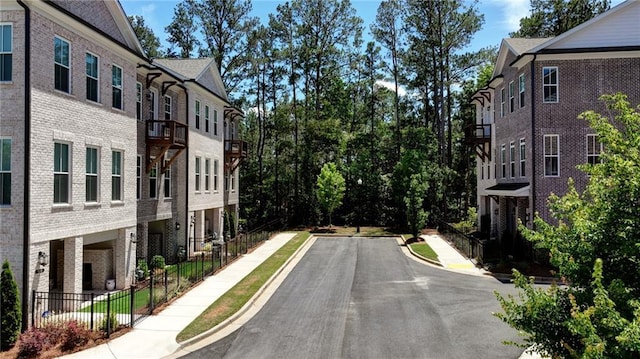 408 Townly Ct, Alpharetta, GA 30009 - view of asphalt street with sidewalks and curbs