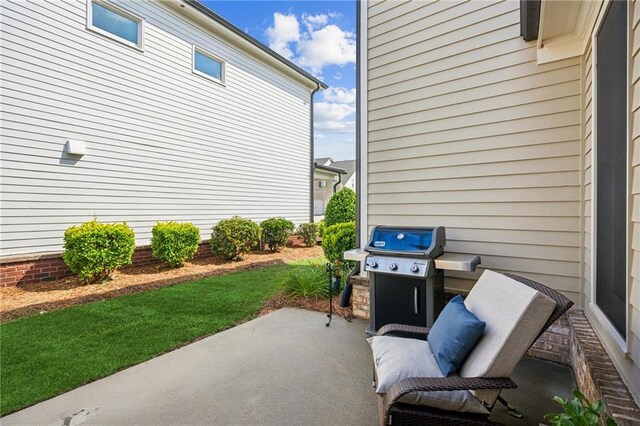 4155 Brookview Dr, Cumming, GA 30040 - view of patio / terrace with area for grilling