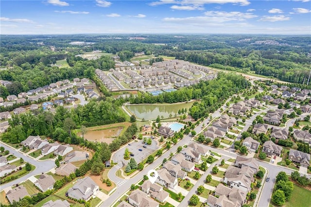 4155 Brookview Dr, Cumming, GA 30040 - aerial view of residential area featuring a large body of water