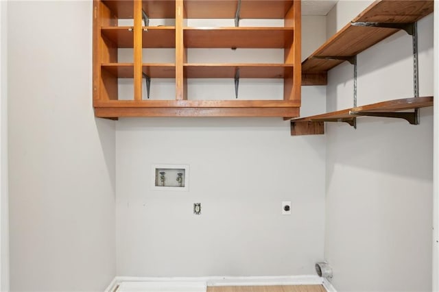 3388 Hamilton Mill Rd, Buford, GA 30519 - laundry room featuring hookup for a washing machine, hookup for an electric dryer, and baseboards