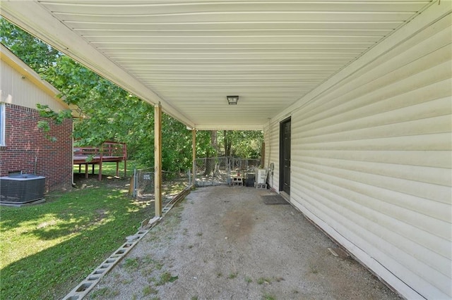 3388 Hamilton Mill Rd, Buford, GA 30519 - view of patio with central AC