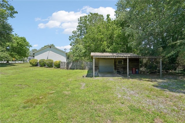3388 Hamilton Mill Rd, Buford, GA 30519 - view of yard with a detached garage