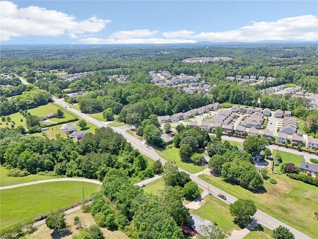 3388 Hamilton Mill Rd, Buford, GA 30519 - aerial perspective of suburban area featuring a heavily wooded area