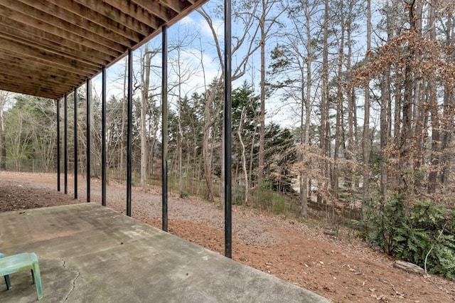 view of patio / terrace with fence