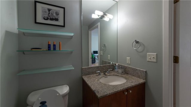 3338 Peachtree Rd NE Unit 1506, Atlanta, GA 30326 - bathroom featuring toilet and vanity
