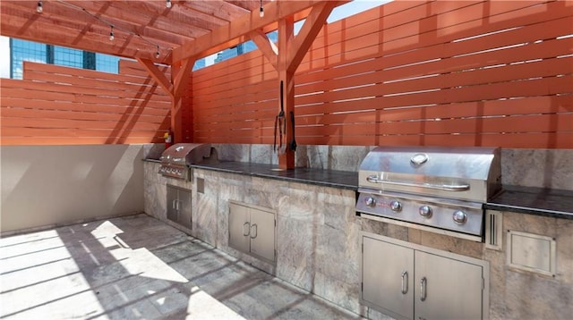 3338 Peachtree Rd NE Unit 1506, Atlanta, GA 30326 - view of patio with a pergola