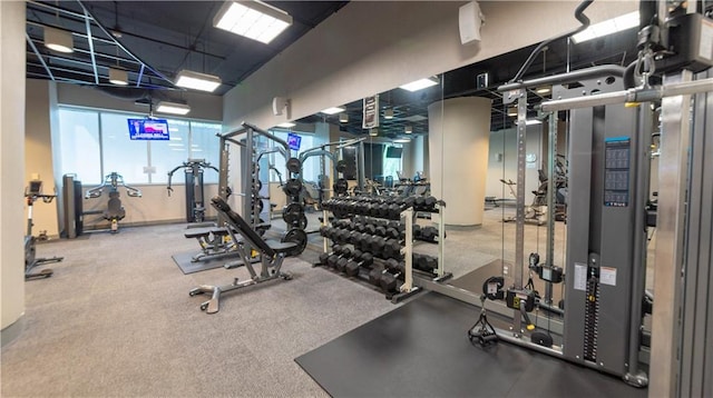 3338 Peachtree Rd NE Unit 1506, Atlanta, GA 30326 - view of exercise room