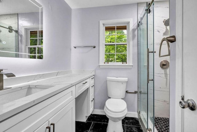 4260 Bonaparte Dr, Tucker, GA 30084 - full bath with vanity and a marble finish shower