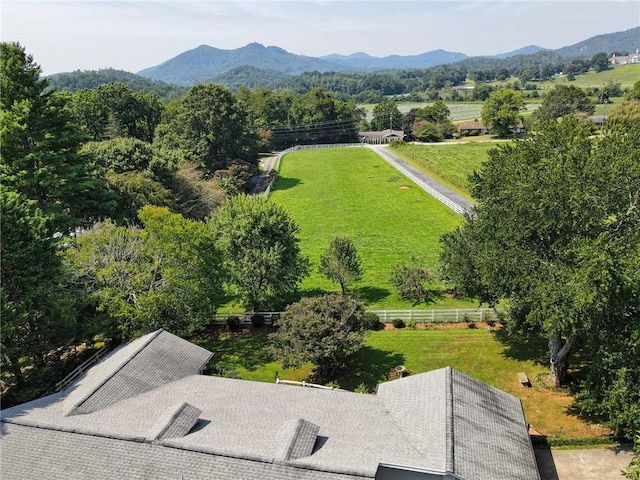 476 Franklin St, Dillard, GA 30537 - bird's eye view of a mountain backdrop