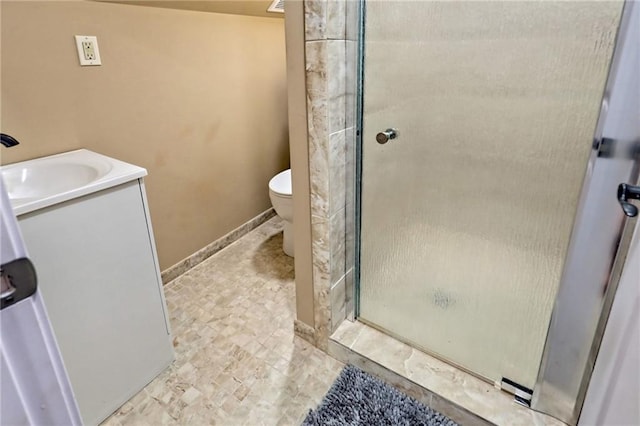 476 Franklin St, Dillard, GA 30537 - bathroom featuring a stall shower and vanity