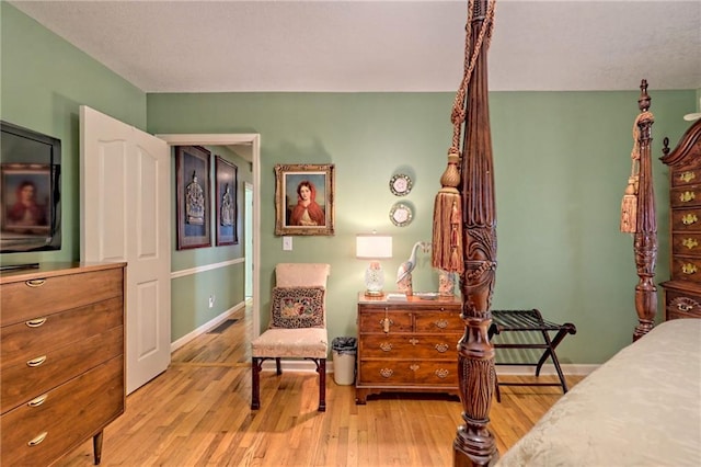 476 Franklin St, Dillard, GA 30537 - bedroom with light wood-style flooring and baseboards