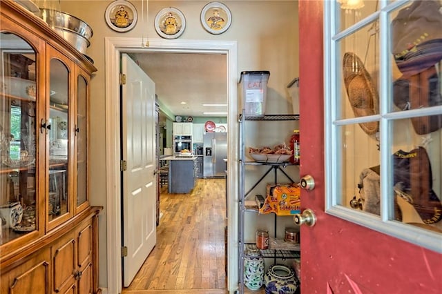 476 Franklin St, Dillard, GA 30537 - corridor featuring light wood-type flooring