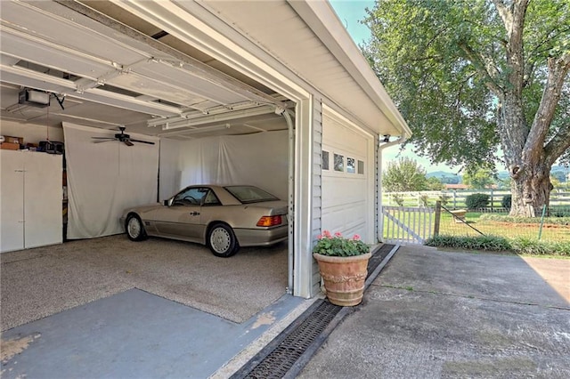 476 Franklin St, Dillard, GA 30537 - garage with a garage door opener