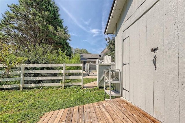 476 Franklin St, Dillard, GA 30537 - view of wooden terrace