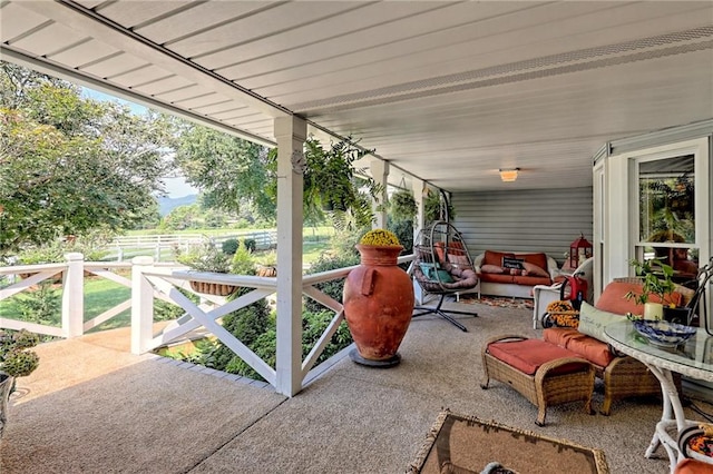 476 Franklin St, Dillard, GA 30537 - view of covered porch