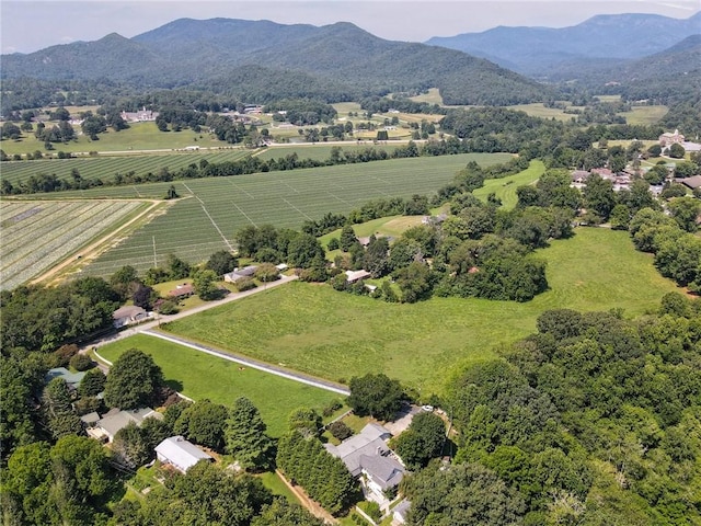 476 Franklin St, Dillard, GA 30537 - overview of rural landscape with a mountainous background and abundant farmland