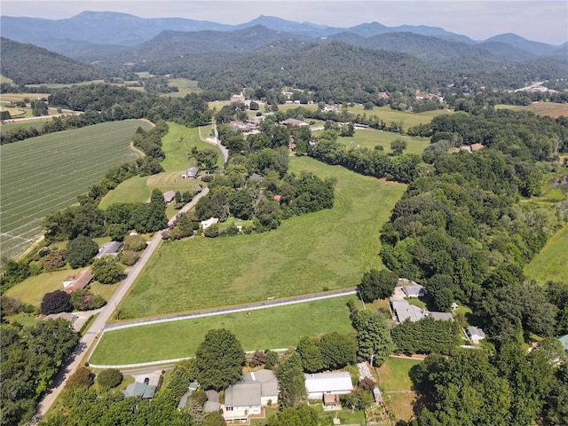 476 Franklin St, Dillard, GA 30537 - aerial view of property and surrounding area featuring mountains and rural landscape