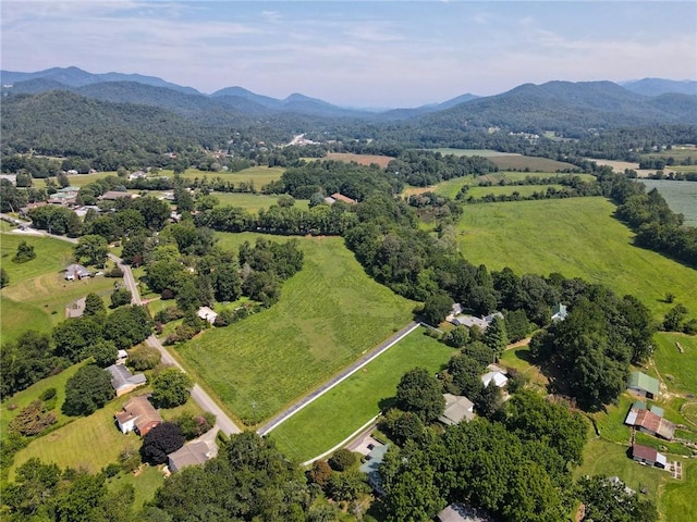 476 Franklin St, Dillard, GA 30537 - aerial view of property's location featuring a mountainous background