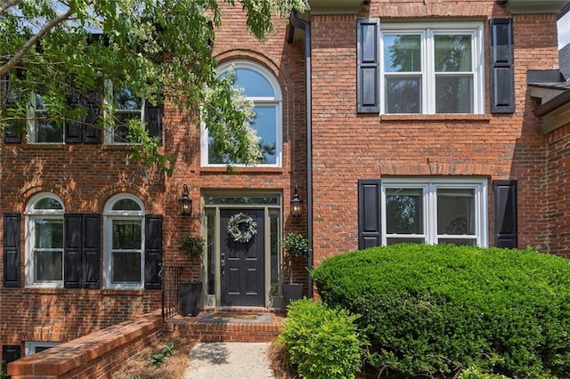 809 Hillcrest Ln, Woodstock, GA 30189 - view of exterior entry featuring brick siding