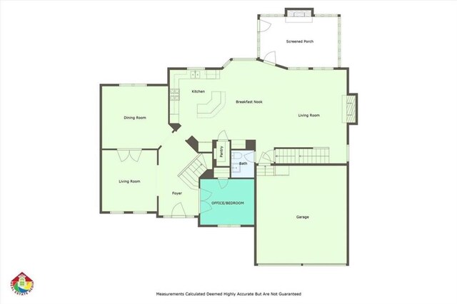 809 Hillcrest Ln, Woodstock, GA 30189 - home floor plan
