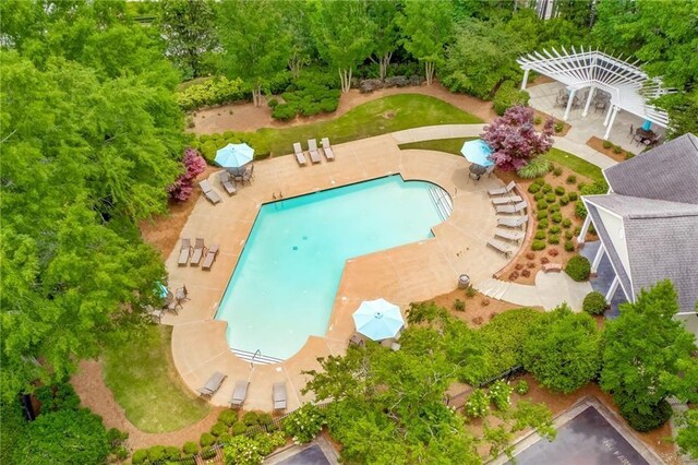 809 Hillcrest Ln, Woodstock, GA 30189 - view of subject property with a forest